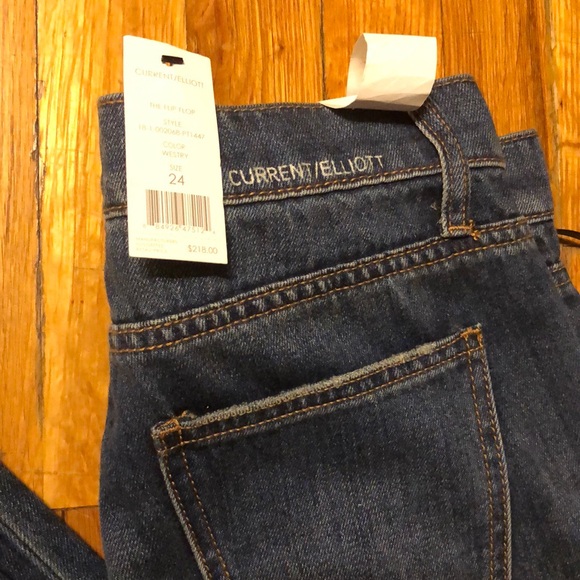NWT Current Elliott The Flip Flop Denim Jeans - Picture 7 of 8